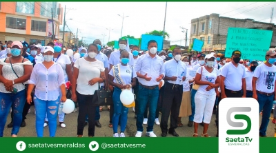 San Lorenzo realizó la marcha por la paz