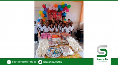 Unidad Educativa Fiscomisional &quot;María Auxiliadora&quot; agasajó a sus alumnos por el Día del Niño