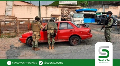 Personal militar ejecuta control de armas, municiones y explosivos