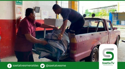 Bomberos de Muisne entregaron ayuda a familia afectada por flagelo en Bilsa