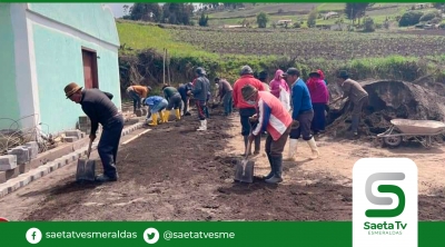 Alcaldía de Guamote sigue realizando obras para su pueblo