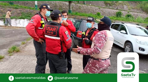 Bomberos de Esmeraldas agradecen a jefe zonal