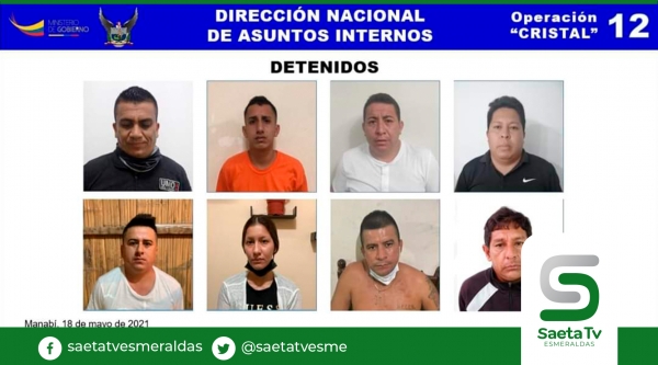 En Manabí Policías en servicio activo integraban una banda que mantenía nexos con la Organización Los Choneros