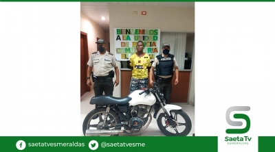 Detienen a sujeto que rodaba en motocicleta reportada como robada