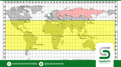 Rusos muestran zona en la que puede caer cohete chino