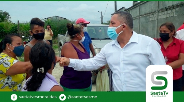 Alcalde de Atacames anunció construcción de obras en el sector ‘El Totoral’