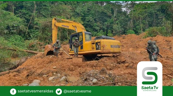 En Sucumbios decomisan maquinarias de minería ilegal