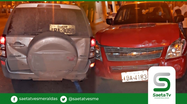 Choque por alcance en la madrugada de hoy