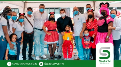 Alcalde de Quinindé compartió semana del reencuentro en colegio Andrés F. Córdova