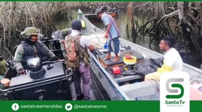 Fuerzas Armadas retiene lancha en Limones por inconsistencias en su documentación y troquelado