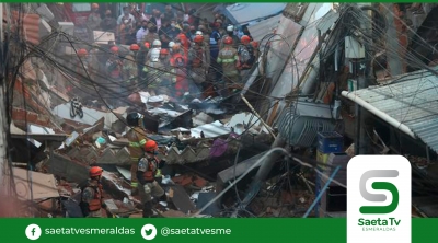 Se desploma edificio en Río de Janeiro