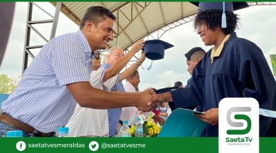 Alcalde de San Lorenzo participó en incorporación de estudiantes de la escuela taller