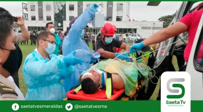 Un policía fue agredido con un machete en Quevedo