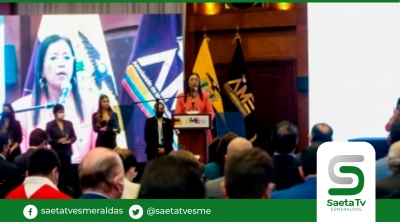 Guadalupe Llori recibe reconocimiento por reformas que garantizan recursos para los municipios